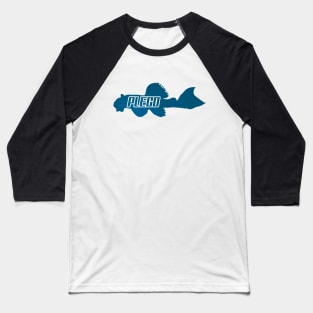 Pleco in Blue Baseball T-Shirt